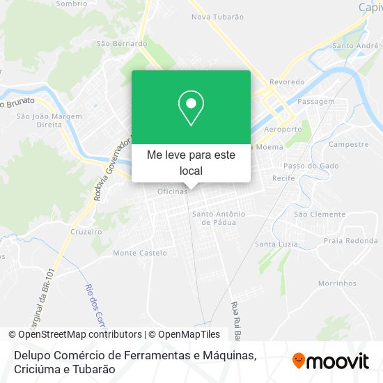 Delupo Comércio de Ferramentas e Máquinas mapa