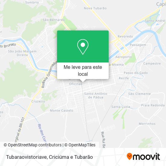 Tubaraovistoriave mapa