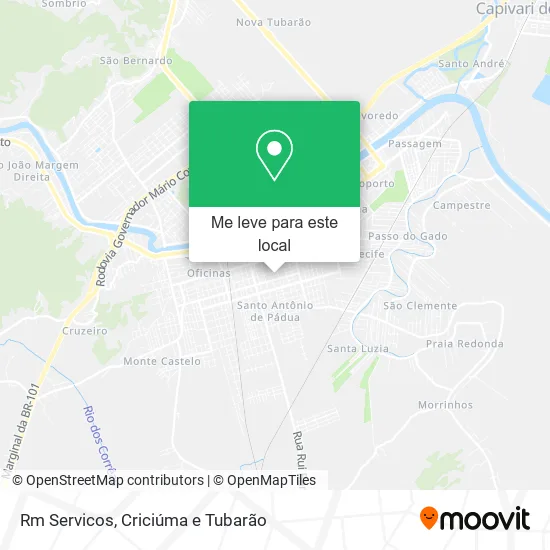 Rm Servicos mapa
