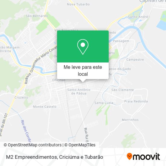 M2 Empreendimentos mapa