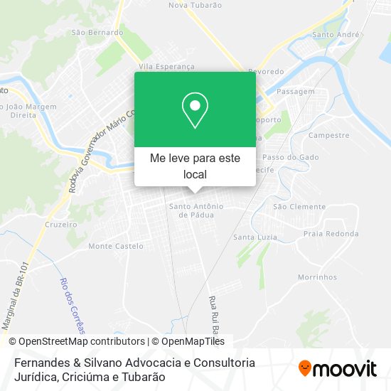 Fernandes & Silvano Advocacia e Consultoria Jurídica mapa