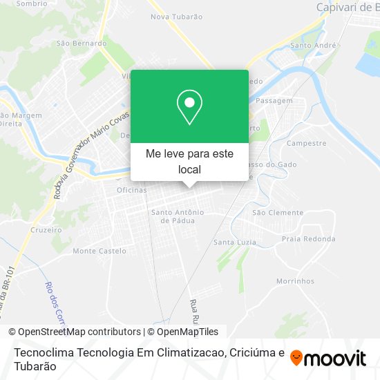 Tecnoclima Tecnologia Em Climatizacao mapa