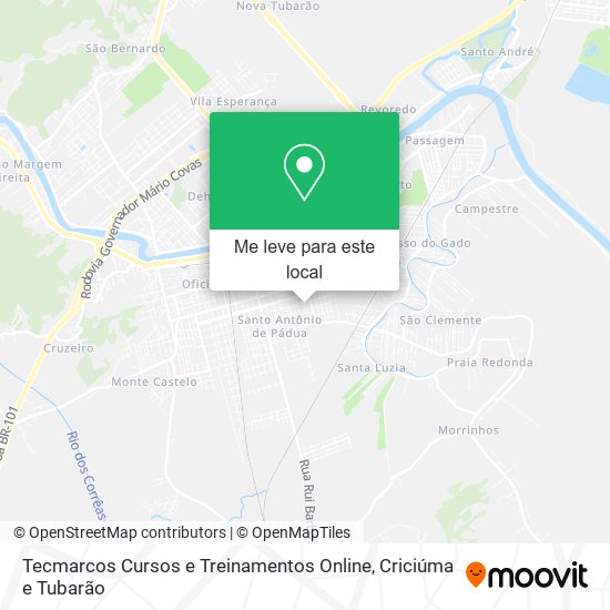 Tecmarcos Cursos e Treinamentos Online mapa