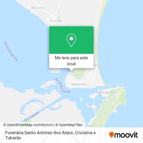 Funerária Santo Antônio dos Anjos mapa
