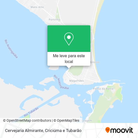 Cervejaria Almirante mapa