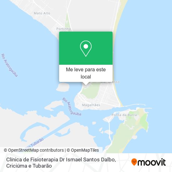 Clínica de Fisioterapia Dr Ismael Santos Dalbo mapa