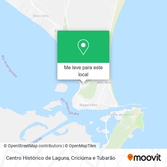 Centro Histórico de Laguna mapa