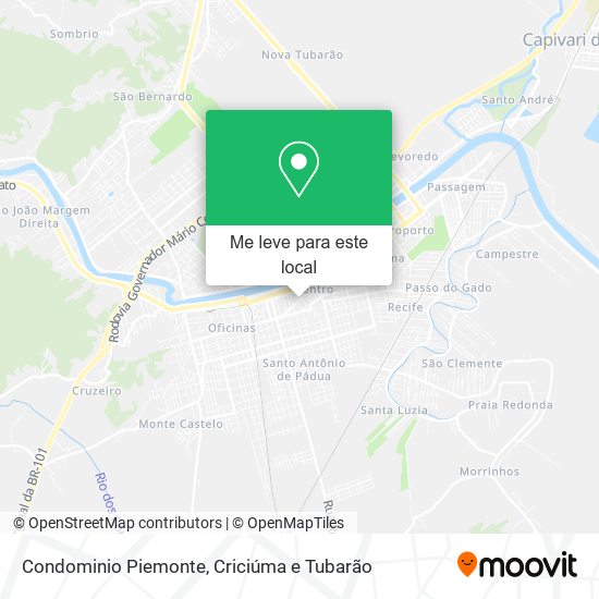 Condominio Piemonte mapa