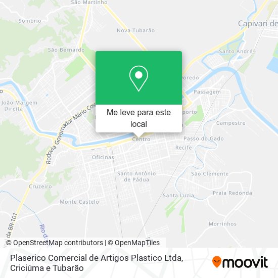 Plaserico Comercial de Artigos Plastico Ltda mapa