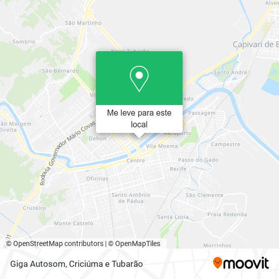 Giga Autosom mapa