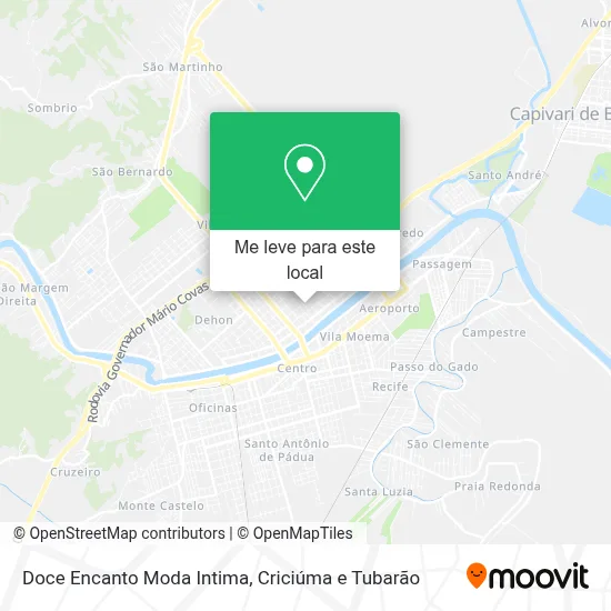 Doce Encanto Moda Intima mapa