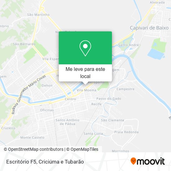 Escritório F5 mapa