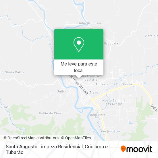 Santa Augusta Limpeza Residencial mapa