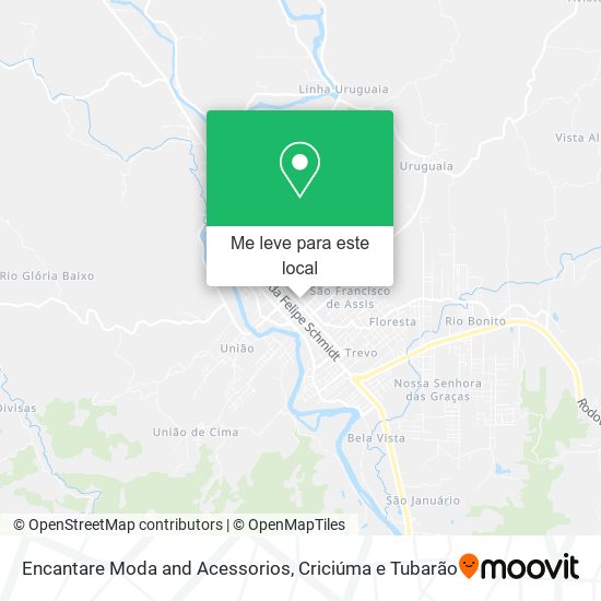Encantare Moda and Acessorios mapa