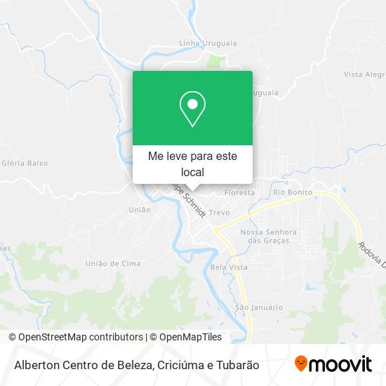 Alberton Centro de Beleza mapa
