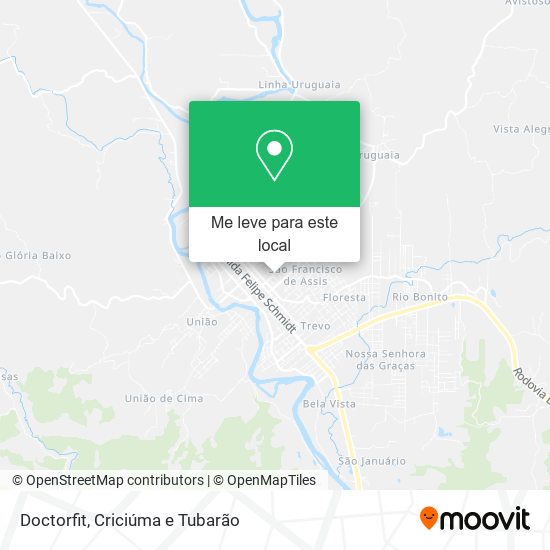 Doctorfit mapa