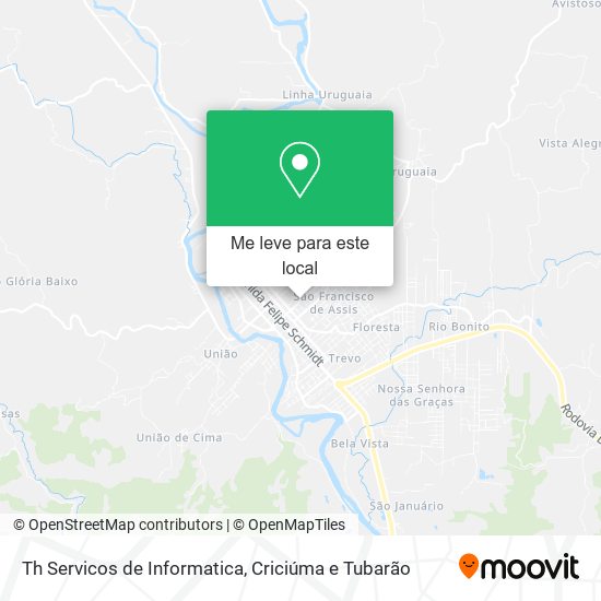 Th Servicos de Informatica mapa