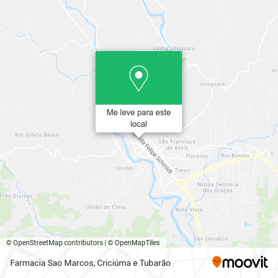 Farmacia Sao Marcos mapa