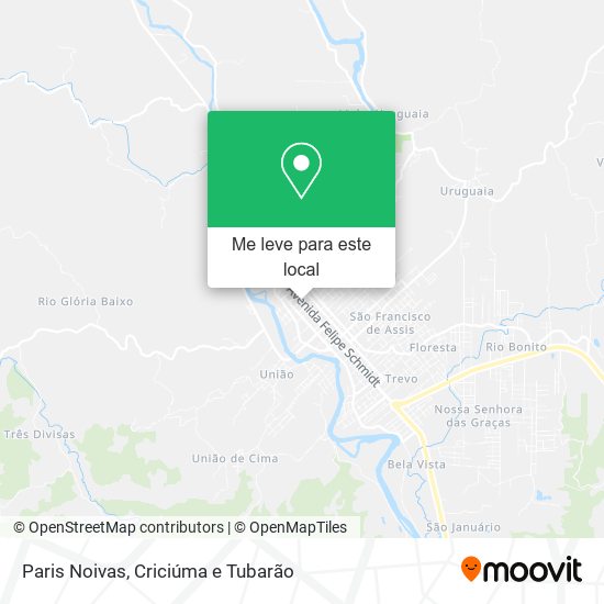 Paris Noivas mapa