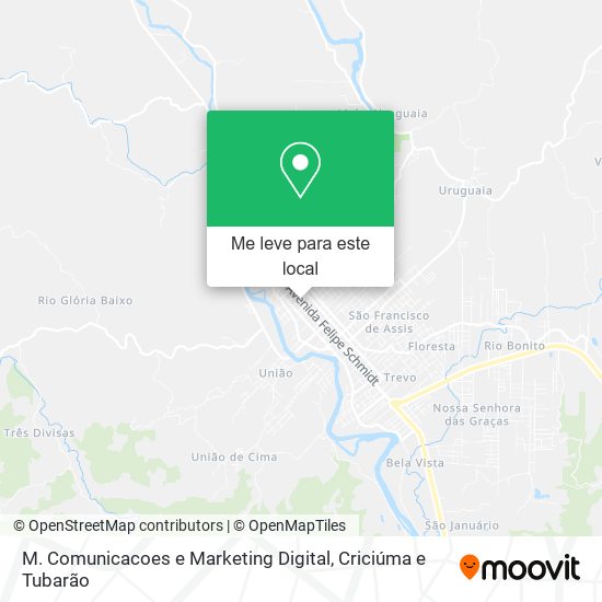M. Comunicacoes e Marketing Digital mapa
