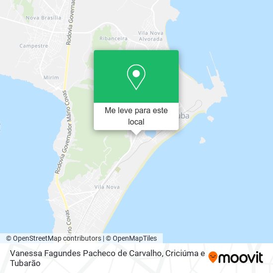 Vanessa Fagundes Pacheco de Carvalho mapa