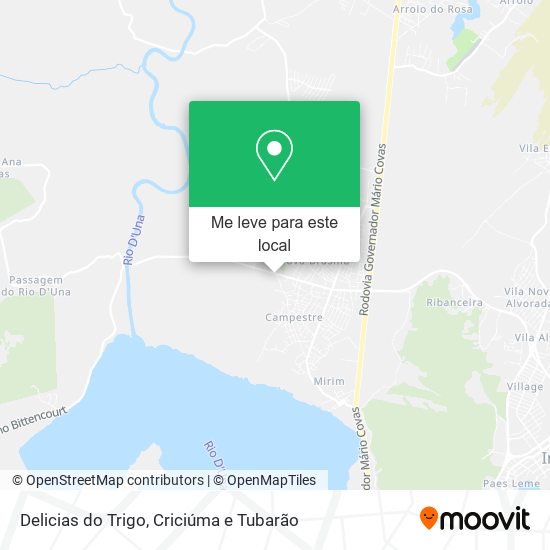 Delicias do Trigo mapa