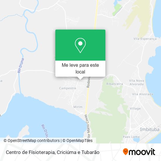 Centro de Físioterapia mapa