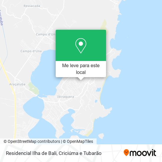 Residencial Ilha de Bali mapa