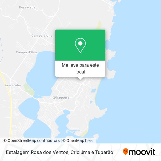 Estalagem Rosa dos Ventos mapa