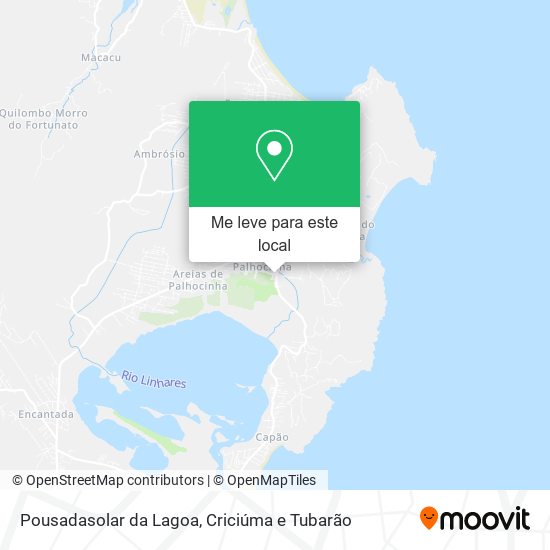 Pousadasolar da Lagoa mapa
