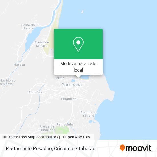Restaurante Pesadao mapa