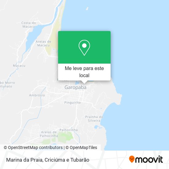 Marina da Praia mapa