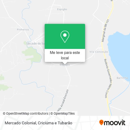 Mercado Colonial mapa
