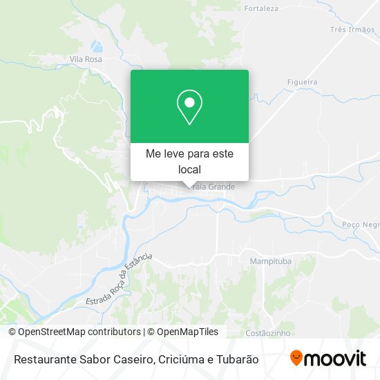 Restaurante Sabor Caseiro mapa