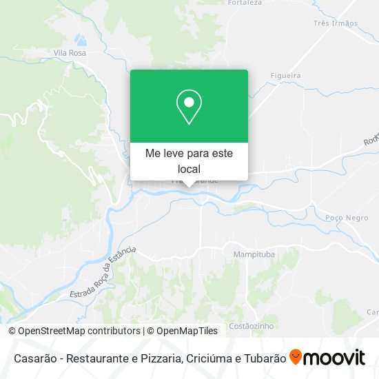 Casarão - Restaurante e Pizzaria mapa