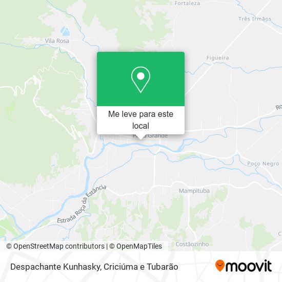 Despachante Kunhasky mapa