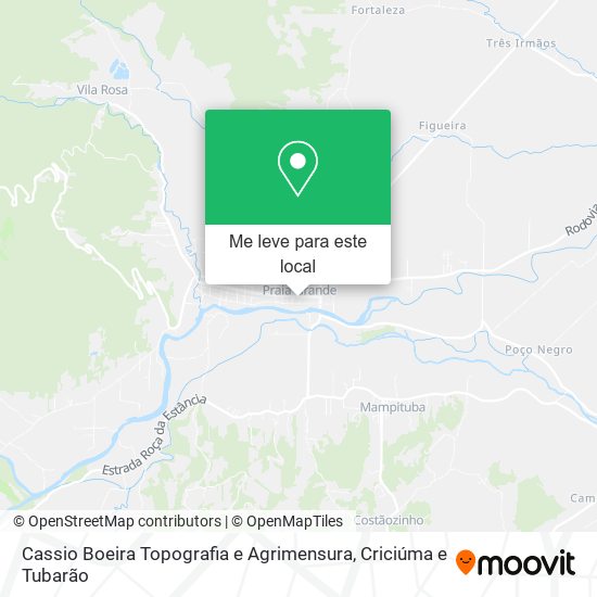 Cassio Boeira Topografia e Agrimensura mapa