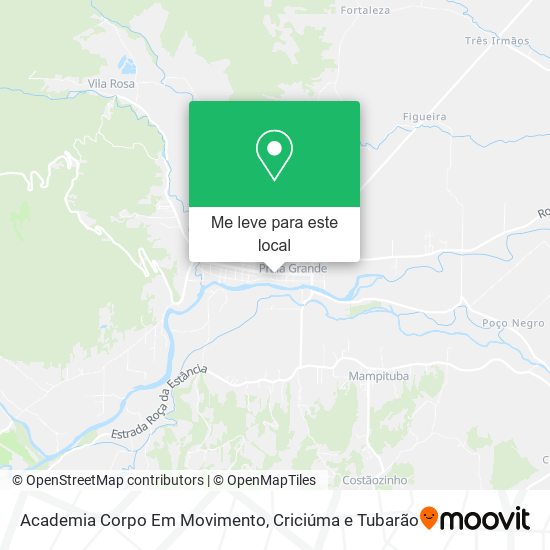 Academia Corpo Em Movimento mapa