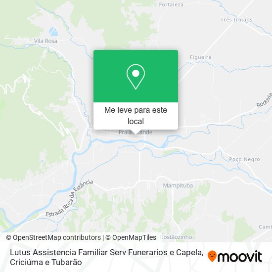 Lutus Assistencia Familiar Serv Funerarios e Capela mapa