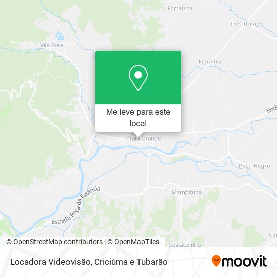Locadora Videovisão mapa