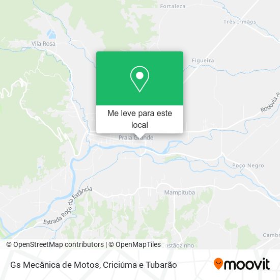 Gs Mecânica de Motos mapa