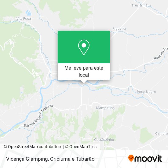Vicença Glamping mapa