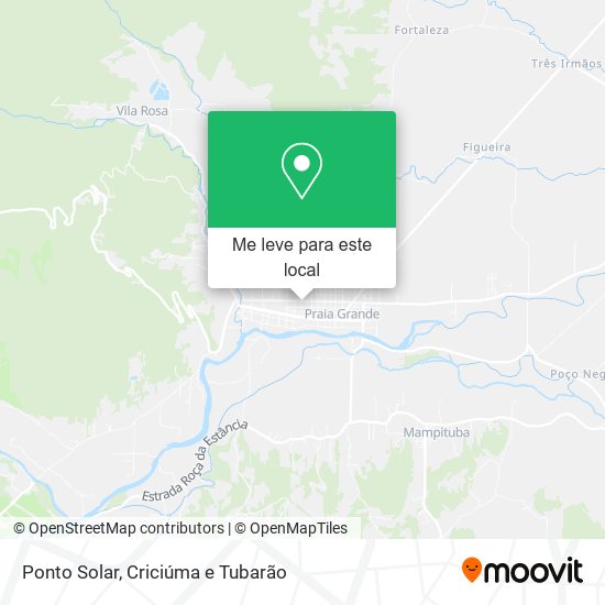 Ponto Solar mapa