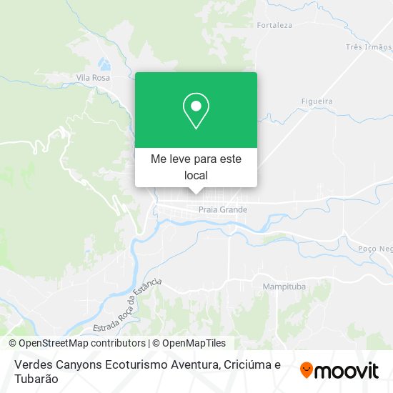 Verdes Canyons Ecoturismo Aventura mapa