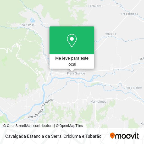 Cavalgada Estancia da Serra mapa