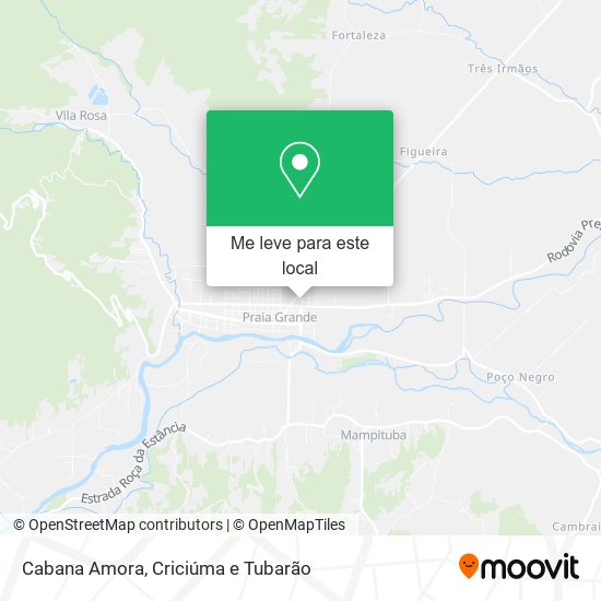 Cabana Amora mapa