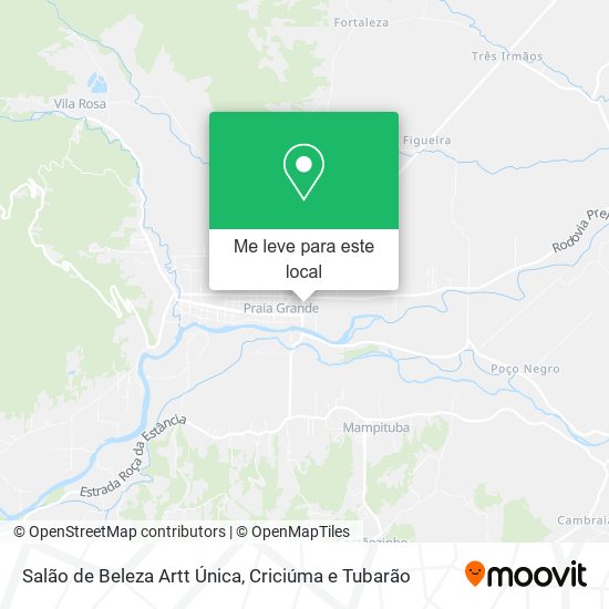 Salão de Beleza Artt Única mapa