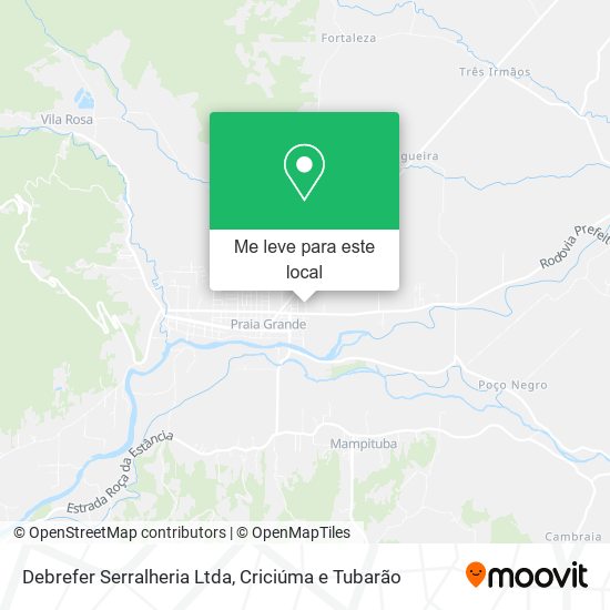 Debrefer Serralheria Ltda mapa