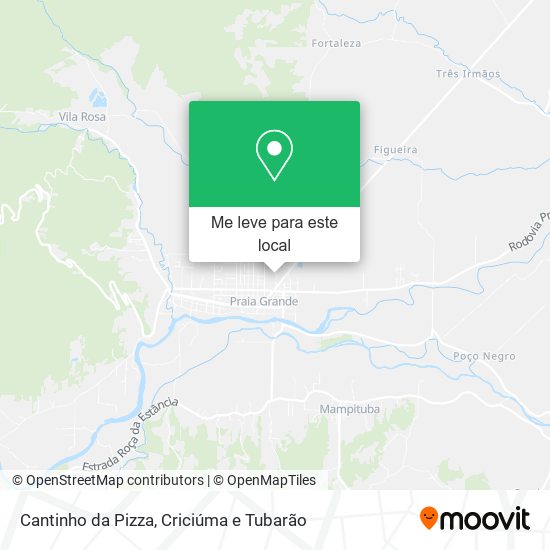 Cantinho da Pizza mapa