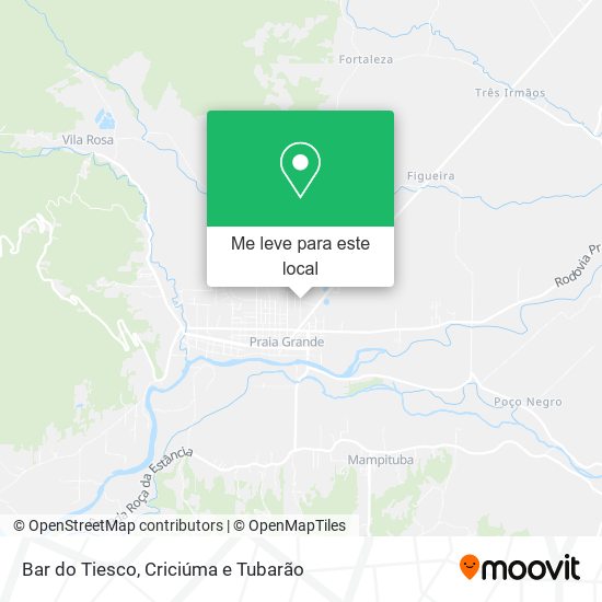 Bar do Tiesco mapa